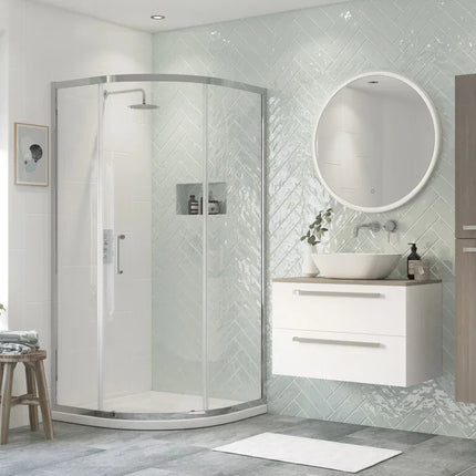 Ambience Style 1 Door Quadrant - Chrome