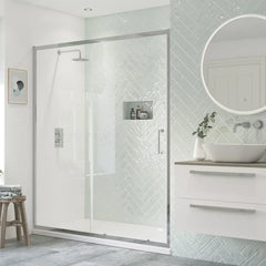 Ambience Style Sliding Door - Chrome