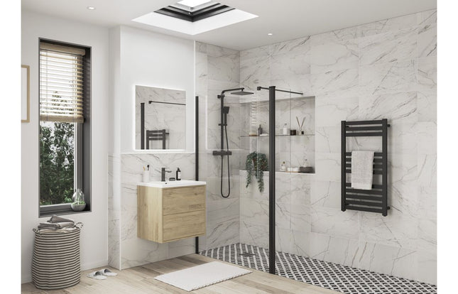 iKon Optional 1950x300x8mm Rotatable Wetroom Panel (Full Hinge)