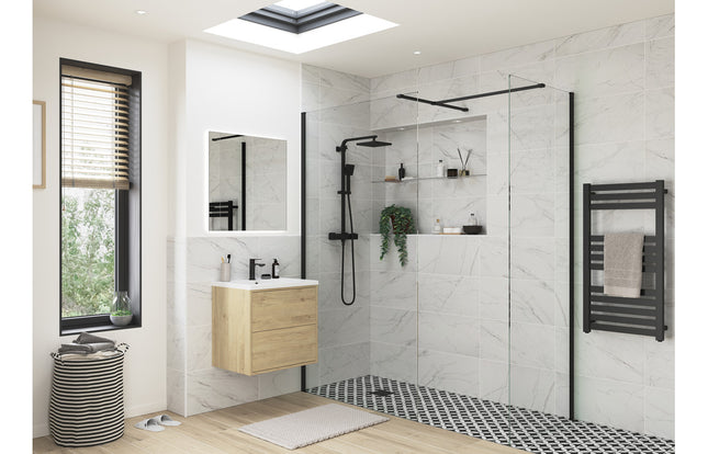 iKon Wetroom End Panel & Arm