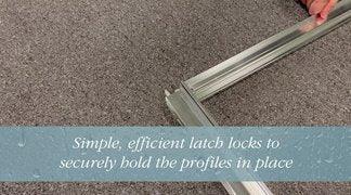 Ambience Classique Easy-Fit Sliding Door - Chrome