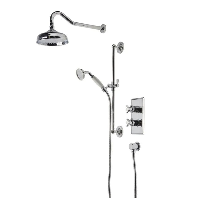 Roper Rhodes Regatta Concealed Dual Function Shower System With Riser Kit & Overhead Shower
