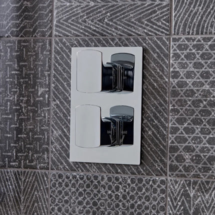 Roper Rhodes Ergo Concealed Dual Function Shower System With Riser Kit & Overhead Shower