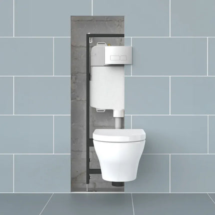 Roper Rhodes 1.17m Wall Hung WC Frame with Concealed Cistern - 6/3L Dual Flush | WRAS Approved