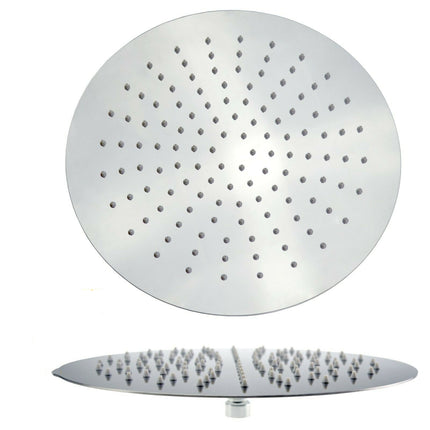 Kartell 300mm Round Shower Head – Chrome | Stainless Steel | Fixed Overhead