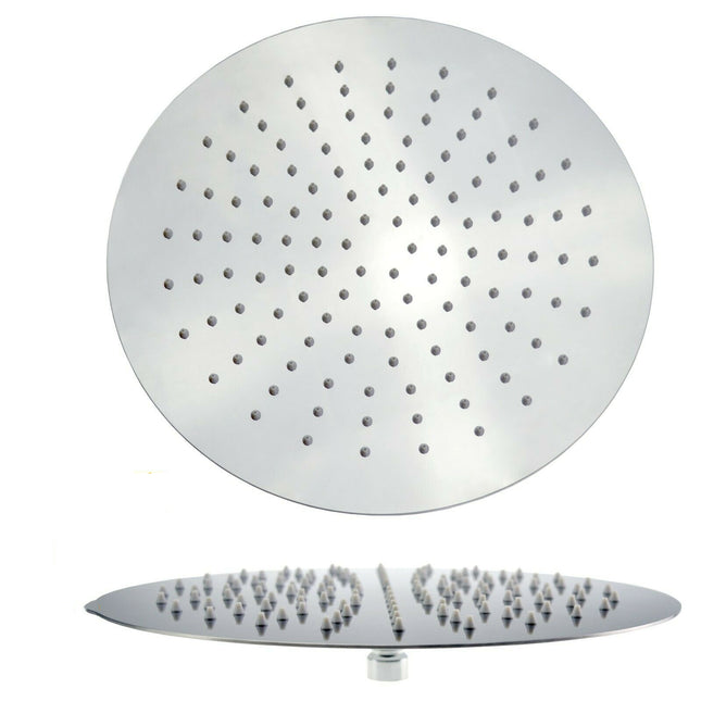 Kartell 300mm Round Shower Head – Chrome | Stainless Steel | Fixed Overhead