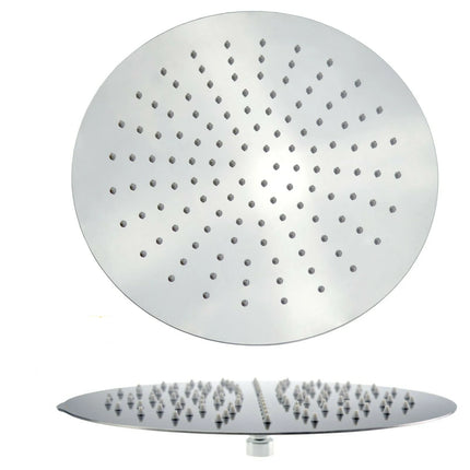 Kartell 250mm Round Shower Head – Chrome | Stainless Steel | Fixed Overhead