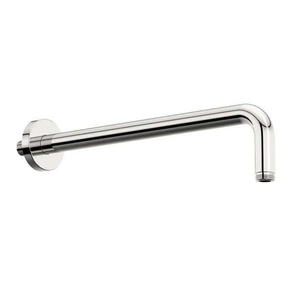 Kartell Round Wall Mounted Arm & Traditional Shower Head – Chrome | Bundle