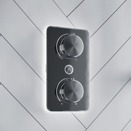 Aqualisa Xenia S1 Smart Digital Shower | Chrome | Pumped | Adjustable Head | 1 Outlet