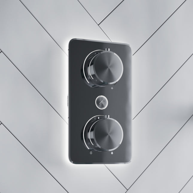 Aqualisa Xenia S1 Smart Digital Shower | Chrome | Pumped | Adjustable Head | 1 Outlet