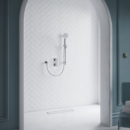 Aqualisa Xenia S1 Smart Digital Shower | Chrome | Pumped | Adjustable Head | 1 Outlet