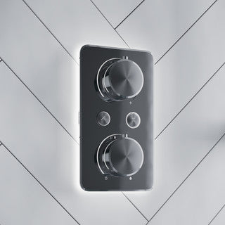 Aqualisa Xenia S1 Smart Digital Shower | Kit 3 | Chrome | HP/Combi | Adj Handset & Ceiling Head