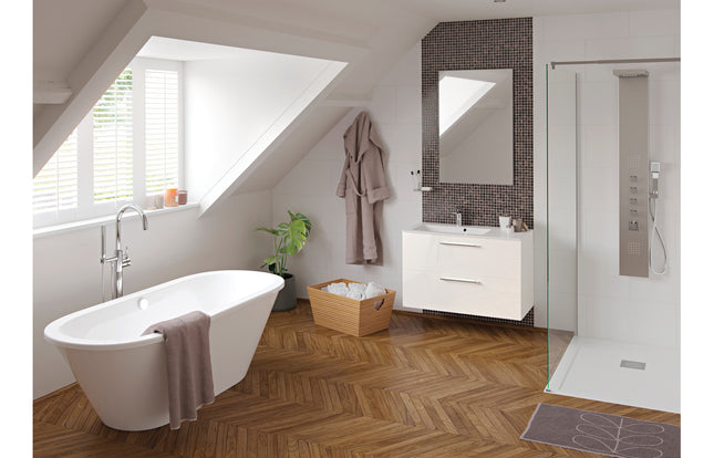 BG Bathrooms Milferd Freestanding Bath 1700 x 755mm