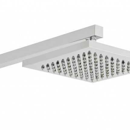 Kartell Cube Fixed Shower Head & Arm – Chrome | Brass