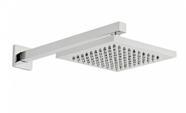 Kartell Cube Fixed Shower Head & Arm – Chrome | Brass