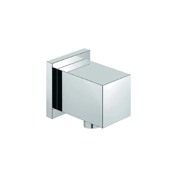 Square Shower Outlet Elbow – Chrome | Concealed Valve Connector