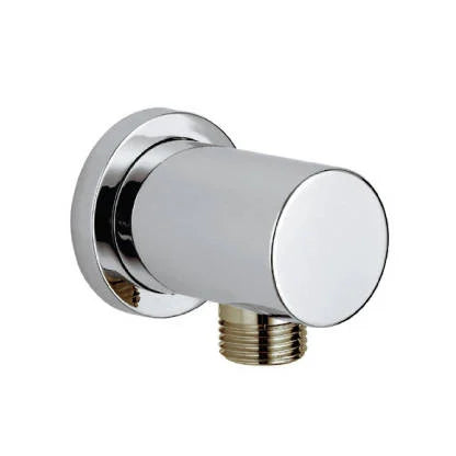 Kartell Round Shower Outlet Elbow – Chrome | Concealed Valve Connector