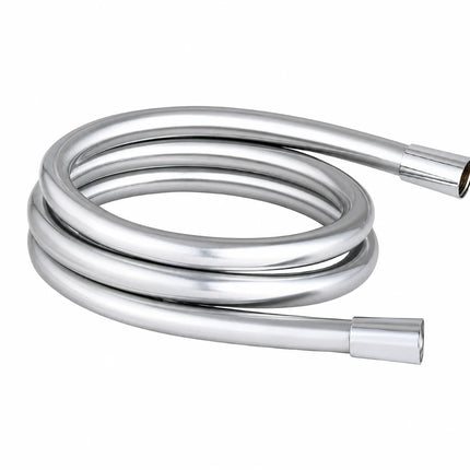 1.5m PVC Smooth Shower Hose – Chrome