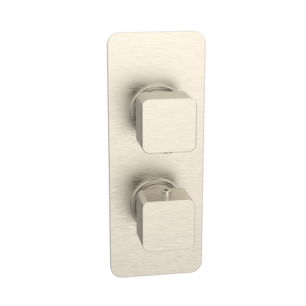 Kartell Kolt Single Outlet Concealed Shower Valve with Slide Rail Kit | Brushed Nickel