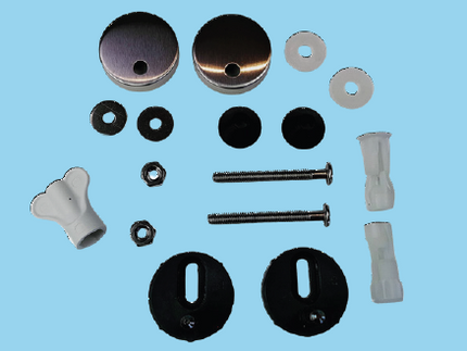 Euroshowers Toilet Seat Replacement Fixings & Pins | SP17 | Top & Bottom Fix