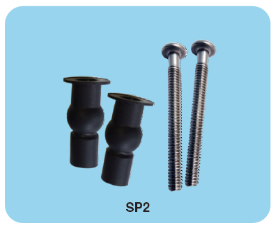Euroshowers Toilet Seat Fixing Kits & Fittings | Top Fix, Bottom Fix & Bolts