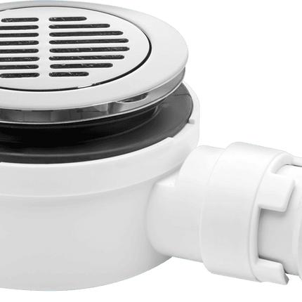 McAlpine 90mm Shallow Shower Trap ST90CPB-S-53 | Ultra-Low 53mm Profile