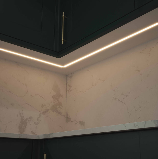 Modex Intra Cut-Anywhere LED Strip - 2.5m Recessed Profile 24V Warm/Natural White