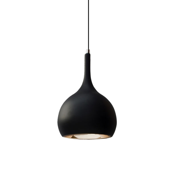 Parma LED Pendant Light - 8W Integrated Black or White with Copper Interior
