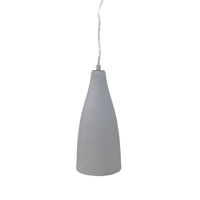 Concreto E27 Pendant Light - Grey Concrete Effect Industrial