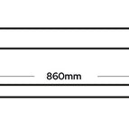 860mm