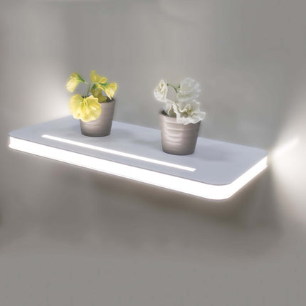 IP44 Vega LED Illuminated Shelf - Integrated Natural White Bathroom