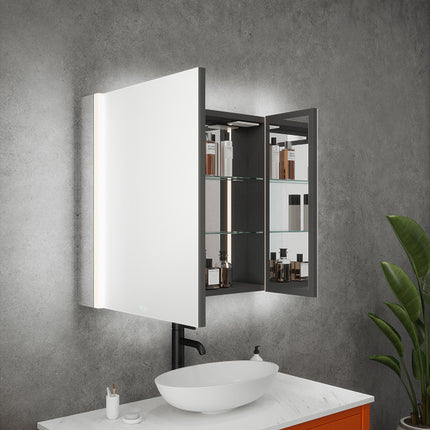 Sycamore Symphony LED Mirror Cabinet | Bluetooth | USB Charging | Tunable White | 3 Sizes