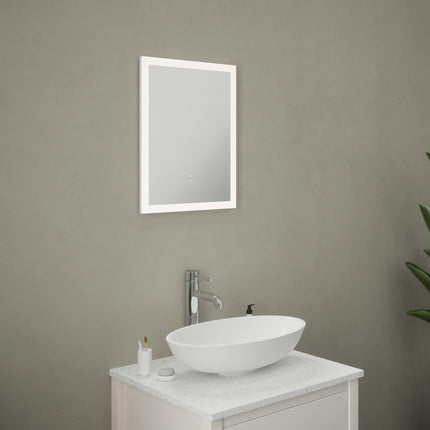 Petite Lumière LED Mirror - 500mm x 390mm Compact with Touch Control