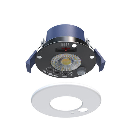Riga Motion 7W IP65 Fire Rated LED Downlight | PIR Sensor | Switchable CCT | Dimmable