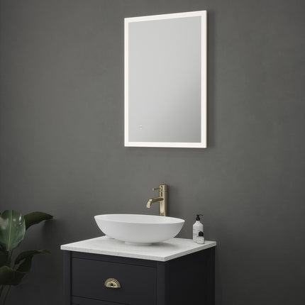 Nordic Essence Illuminated LED Mirror - 700mm x 500mm with Demister & Touch Control