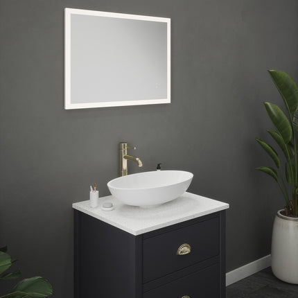 Nordic Essence Illuminated LED Mirror - 700mm x 500mm with Demister & Touch Control
