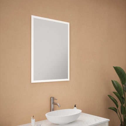 Versatile Clarity LED Mirror - 800mm x 600mm with Extended Demister & Touch Control