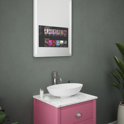 Skylar Smart Tech Tunable LED Mirror 21.5" | Android 11 | IP65 | Dimmable