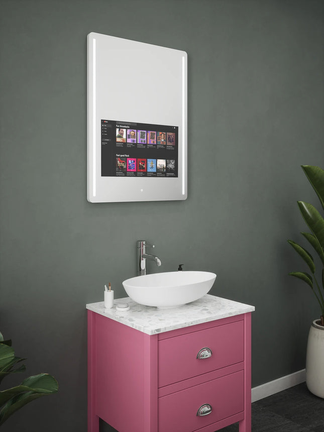 Skylar Smart Tech Tunable LED Mirror 21.5" | Android 11 | IP65 | Dimmable