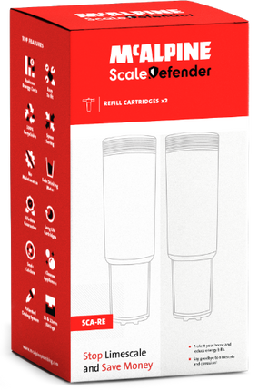 McAlpine Scale Defender Refill Pack | 2 x Replacement Cartridges | 40,000L Each