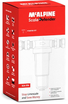 McAlpine Scale Defender Starter Kit | Limescale Protection System | 40,000L Capacity