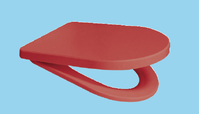 Euroshowers Rainbow Soft Close Toilet Seat | D-Shape | 5 Colours | Duroplast