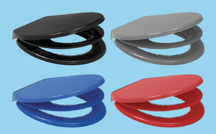 Euroshowers Family Toilet Seat with Built-In Child Seat | 5 Colours | Soft Close