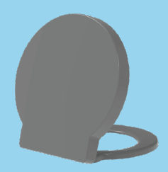Euroshowers Round Soft Close Toilet Seat | Duroplast | 5 Colours
