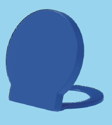 Euroshowers Round Soft Close Toilet Seat | Duroplast | 5 Colours