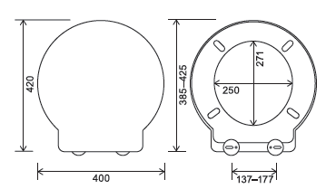 Euroshowers Round Soft Close Toilet Seat | Duroplast | 5 Colours