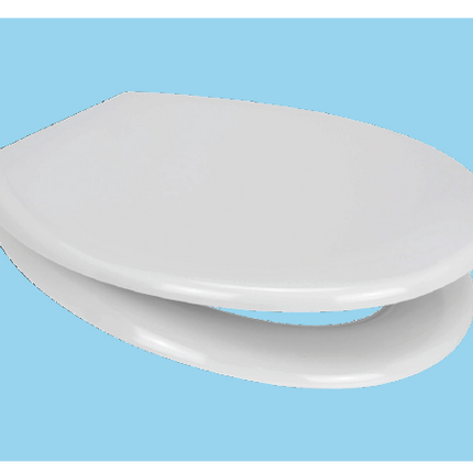 Euroshowers Opal One Universal Soft Close Toilet Seat | White | Duroplast