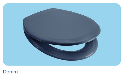 Euroshowers Rainbow Soft Close Universal Toilet Seat | 12 Colour Options | Duroplast