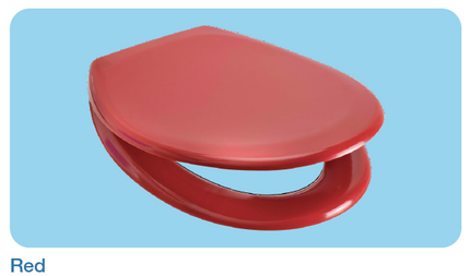 Euroshowers Rainbow Soft Close Universal Toilet Seat | 12 Colour Options | Duroplast