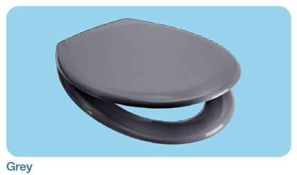 Euroshowers Rainbow Soft Close Universal Toilet Seat | 12 Colour Options | Duroplast